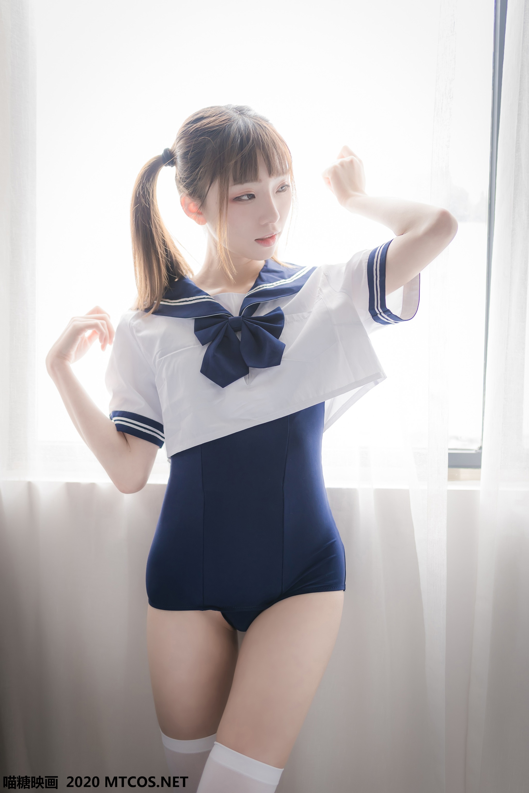 图片[1]-[喵糖映画] JKL.006 泳装JK制服[43P]-XikXak